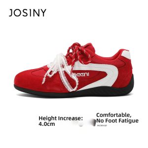 Josiny | Vintage Training Shoe Women Brown Ballet Design Internal Height-increasing Outdoor Casual 2026 Spring