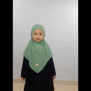 Bergo Talita Instan Kids Hijab Kerudung Jilbab Anak Jersey Super | S 3 - 5 tahun M 6 - 8 tahun