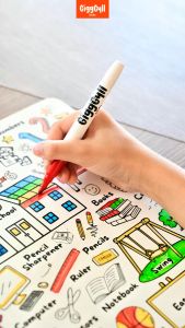 GiggGyll kids Washable Markers ปากกาสีเมจิกลบได้