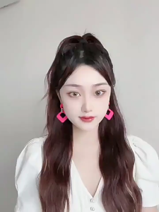 Square Earrings Colored Earrings Candy Colored Ear Circle Exaggerated Ear Nails Geometric Fashion High-end Womens Eardrop Jewelry Gifts