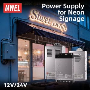 MWEL | Outdoor Sign Waterproof Power Supply 24V