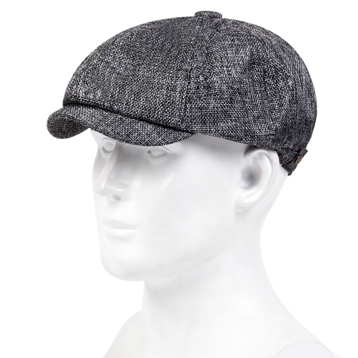 Men Casual Newsboy Hat Spring Summer thin retro beret Hat wild casual ...