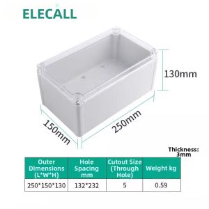 FEIYU | Waterproof Electrical Box for Wiring Terminal Button Switches ABS Plastic