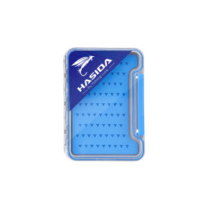 HASIDA Fly Fishing Tackle Box Hook Storage PC+ABS Strong Magnetic Attraction Thickened Precise Hook Slots Transparent Waterproof