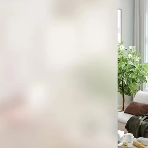 ฟิล์มกันรอยหน้าต่าง ฟิล์มกันรอยกระจกฝ้า ฟิล์มกันรอยหน้าต่างห้องน้ํา PVC เหมาะสําหรับการปกป้องความเป็นส่วนตัวในโฮมออฟฟิศ