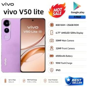 vivo | 2026 new VIVO V50 Lite 5G Phone 8GB RAM 256GB Storage 32MP Selfie 50MP Sony Camera 6500mAh Battery 90W Fast Charge IP65