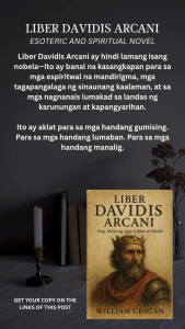 Liber Davidis Arcani by William Ubagan l Esoteric and Spiritual Novel l Pocketbook l Manual Guide