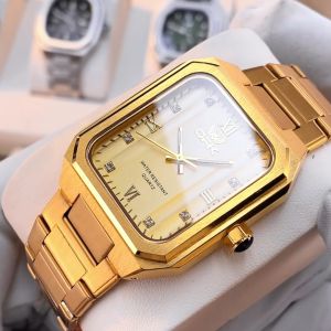 OPK watches for men original fashion luxury diamond dial waterproof luminous stainless steel quartz watch men for boyfriend gift