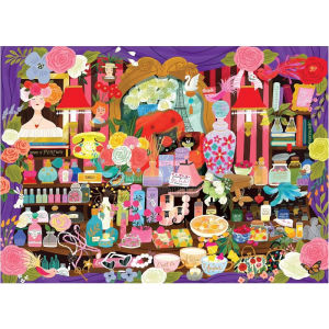 Paris Perfume Shop 500/1000/1200/2000PCS Art Jigsaw Puzzles Brain Training Challenging Educational Toys for Adults Kids Gift