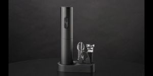 Set Pembuka Botol Anggur Elektrik Rechargeable: Alat Pembuka Tutup Botol Otomatis