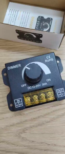 🔥🔥DC 12V–24V 30A LED Dimmer Switch | Adjustable Brightness Controller for LED Strip Light | High Power Knob Control