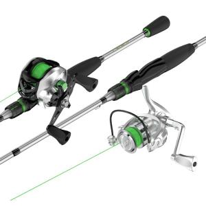 YUZHIYUAN | Beginner Friendly Rod Lure Fishing Set M Power Fast Action