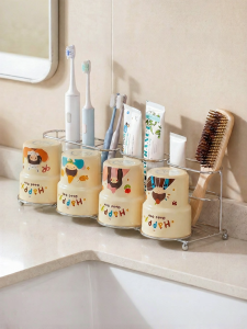 MODERN SWEETHOME | Stainless Steel 304 Toothbrush Holder Rack Electric Brush Support