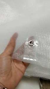 ( Lưới trắng đóng khuy sẵn) Lưới dệt kim kháng tia UV tán mưabảo vệ cây trồngvật nuôi khổ 2M-3M.