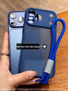 DAIMANG | Ốp Lưng Điện Thoại Mới Phong Cách Hè Độc Đáo Có Dây Xanh