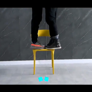 OTA- Dining Chair Plastic Chair Camping Chair With PP Material Modern Style Elegant Chair Kerusi Pejabat Eames Chair Kerusi Makan 牛角椅