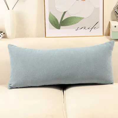 Nordic Cream Style Thick Chenille Backrest Cushion Sofa Pillow Large Size
