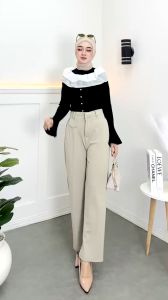 HIGHWAIST ORO PANTS - CELANA KULOT WANITA PREMIUM