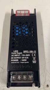 สวิตช์ชิ่ง100W12V(8.5A)ตัวบางสีดำ