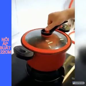 Nồi áp suất mini đa năng Hàn Quốc dung tích 3.5L 22cm. dùng để hầm cháo hầm gà tiện lợi GấuMẹ Store