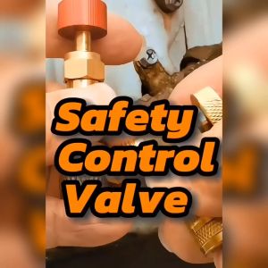 CEO 🇲🇾 90° Degree Safety Valve Adapter R32 R410a R22 Refrigerant Charging Retention Control Valve Aircond Top Up Gas