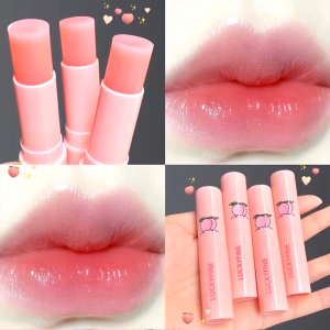 Natural Peach Lip Balm Color Changing Long Lasting Moisturizing Lipstick for Women