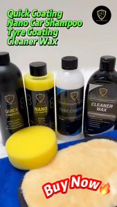 【CP CAR Detailer】Car Wash + Car Coating + Tyre Coating + Remove Stain Car Shampoo Cleaner Wax Coating Car Wash & Care Set