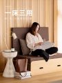 Foldable Accordion Bed Single Double Multi-Functional Office Nap Invisible Wall Bed Small Household Eighteen Paper Brand. 
