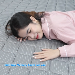 Nệm Foam Cao Cấp Á CHÂU PREMIUM Thấm Hút Mồ Hôi Độ Đàn Hồi Cao Giúp Giấc Ngủ Trọn Vẹn Tặng Kèm Quà 7 Món