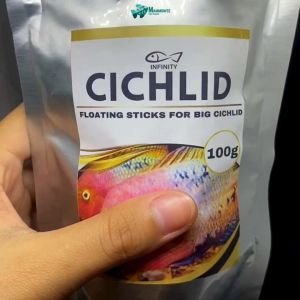 Infinity Cichlid Floating Sticks for Big Cichlid 100G