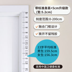 Bức Tường Đo Chiều Cao Bằng Giấy Dán Tường Trong Suốt Có Thể Viết Được Thước Đo Chính Xác Dễ Dàng Tháo Dỡ Không Gây Hư Hại Cho Tường