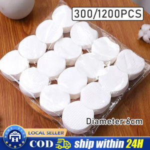 300pcs Round Cotton Pads Soft Make Up Nail Polish Remover Pads Disposable Makeup Cotton Pads Cleansing Towel Wipes Face Facial Clean Skin Care Wash Pads