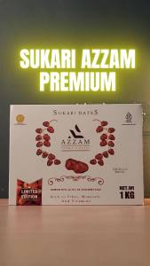 Kurma Sukari 3Kg Premium Asli Sukkari Azzam Kurma Raja Sukary Korma Basah