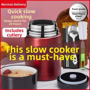 PISSA | Large Mouth Stainless Steel Thermal Jar Large Capacity Portable Long-lasting