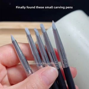 XIANLANYA | Nail Art Carving Painting Smearing Cat Eye Soft Tip Pen