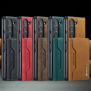 For Samsung Galaxy Z Fold5 Z Fold 2 In 1 Trifold Leather Coin Purse Bag Phone Cover For Samsung Galaxy Z Fold3 Detachable Card Pocket Magnetic Leather Wallet Phone Case