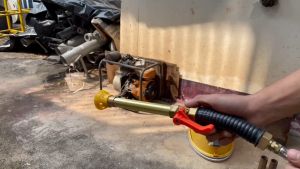 ปืนพ่นยาเทอร์โบ หัวทองเหลือง ด้ามพ่นยา ยาว36เซ็น