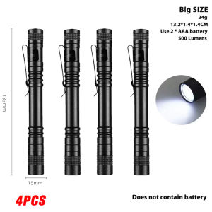 XIWANGFire | 1-10PCS Mini Portable LED Pen Light Pocket Ultra Bright High Lumens Handheld Flashlight Torch For Outdoor Camping Emergency