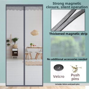 Magnetic Mosquito-Proof Mesh Curtain