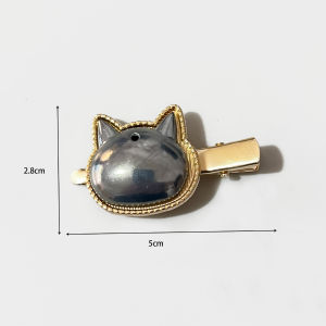 Chinese Style Alloy Song Jin Hair Clip DIY Accessories Small Edge Clip Fragrant Hairpin Empty Base Embroidery Art Duck Clip