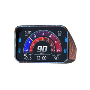 RYSJM | P30 Car HUD Head up Display OBD2 Smart Gauge Speedometer Turbo RPM Alarm for Truck - Automotive Advanced Driver Assistance Syste