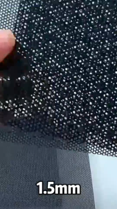 Black PVC Dust Filter Mesh for PC Case – High-Density Easy Cut & Install