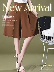 QIAOXIZI | Summer Lightweight High Waist Slimming Wide Leg Pants
