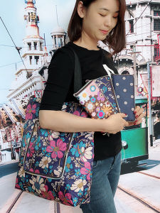 Waterproof Eco-friendly Crossbody Durable Folding Shopping Bag With Zipper Medium