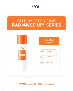 YOU Radiance Up! Series | SymWhite 377 Serum | Pure CICA Toner | Ceramide + Snow Moist Cream | Starter Kit | BPOM