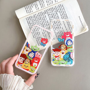 นิ่มเคส Samsung A16 A06 S24 fe ultra S24+ A15 A25 A35 A55 5g s23 fe A54 5G A34 5G A14 5G น่ารักลายการ์ตูนหมีหมาเสือนิ่มโปร่งใสไดโนเสาร์ปลอกซิลิโคนเคสโทรศัพท์ Galaxyกาแลคซี่ A55 5G เคสโทรศัพท์