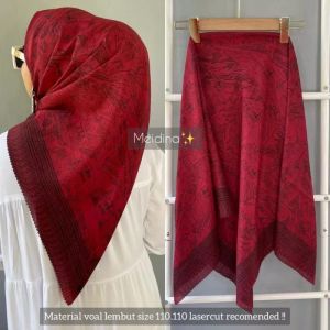 voal motif premium hijab segiempat motif deenaayy
