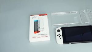 Tectinter | 3 in 1 TPU Transparent Protective Case for Nintendo Switch Joystick Cover Shell Frame Protector for Switch Accessories