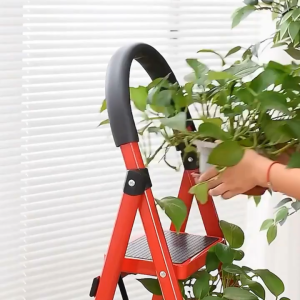 Steel 3-6 Step Folding Ladder 400kg Heavy‑Duty Anti‑Slip Hagdan Space‑Saving Herringbone