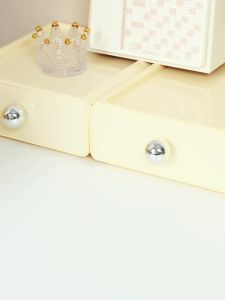 1pc Transparent Plastic Handheld Heart-Shaped Beaded Jewelry Box with Removable Layers for Organizing Jewelry and Accessories